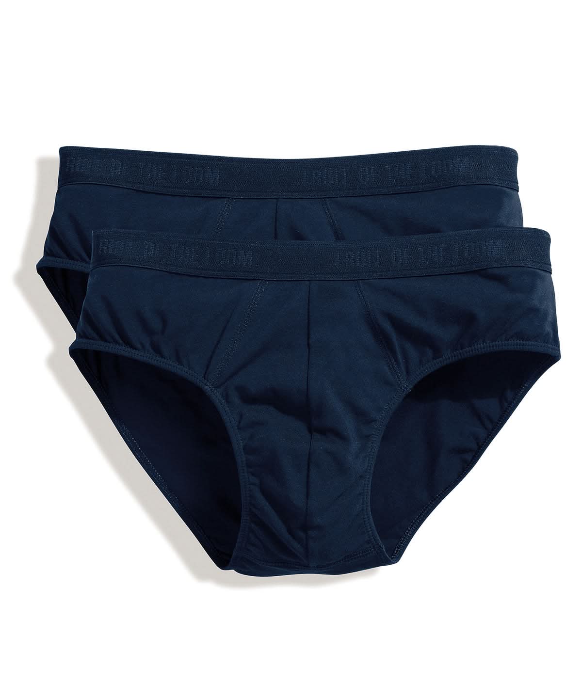 Fruit of the Loom Classic Sport 2 Pack ss702 - Underwear Navy - Customisable Briefs