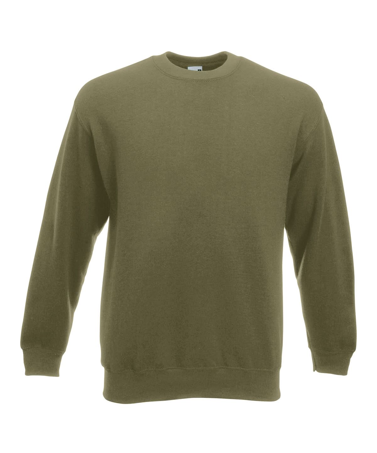 Fruit of the Loom Fruit Of The Loom Premium 7030 Set In Sweatshirt SS800 - Classic Olive - Customisable Sweatshirts