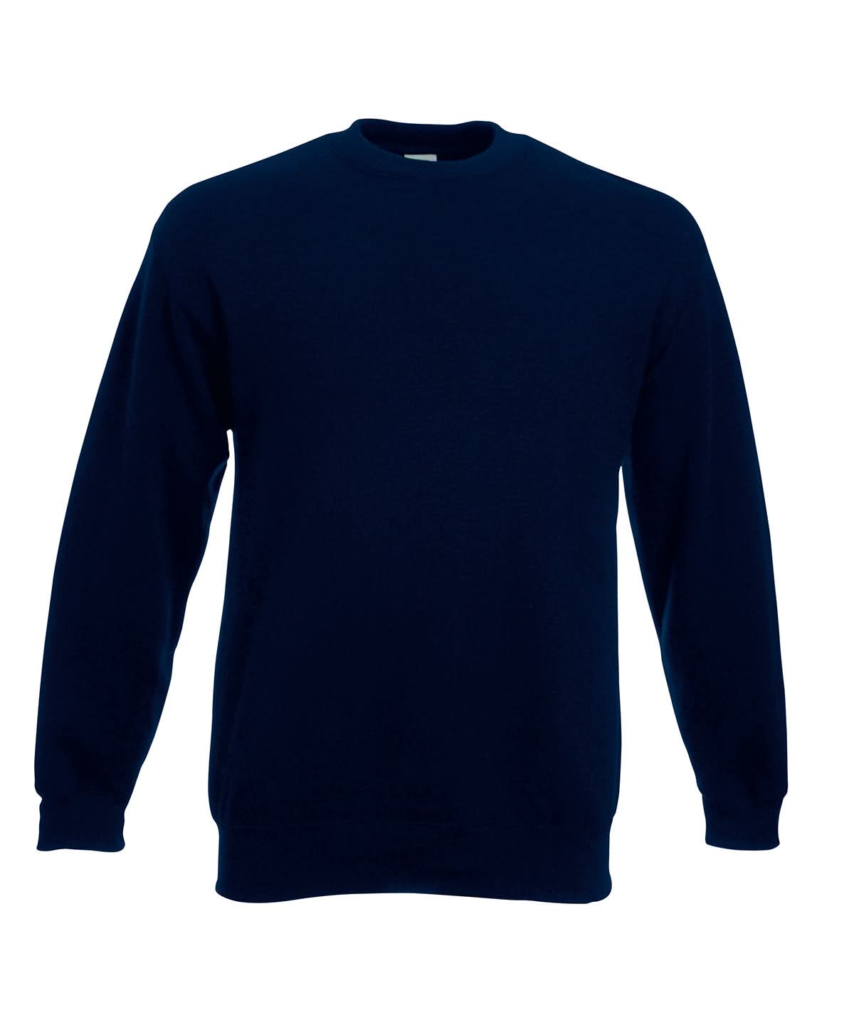 Fruit of the Loom Fruit Of The Loom Premium 7030 Set In Sweatshirt SS800 - Deep Navy - Customisable Sweatshirts