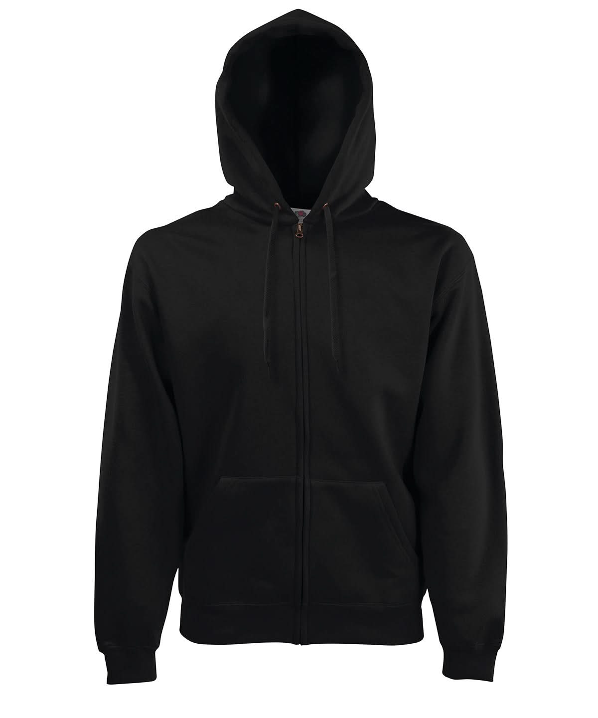 Fruit of the Loom Fruit Of The Loom Premium 7030 Hooded Sweatshirt Jacket SS822 - Black - Customisable Jackets