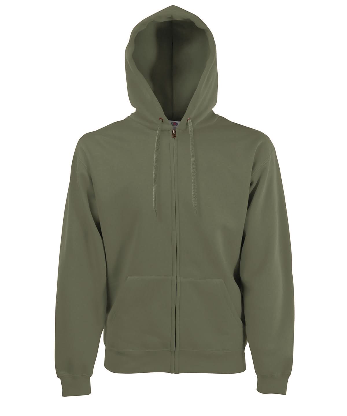Fruit of the Loom Fruit Of The Loom Premium 7030 Hooded Sweatshirt Jacket SS822 - Classic Olive - Customisable Jackets