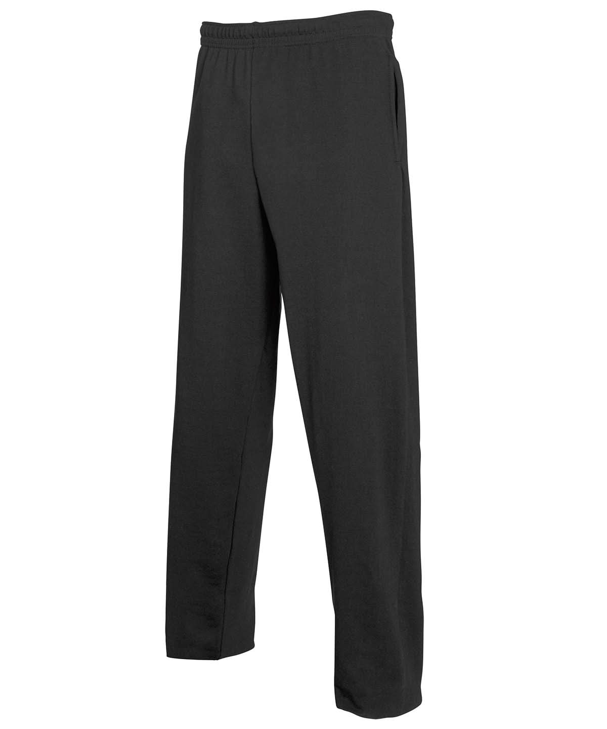 Fruit of the Loom Fruit Of The Loom Lightweight Sweatpants SS904 - Black - Customisable Shorts