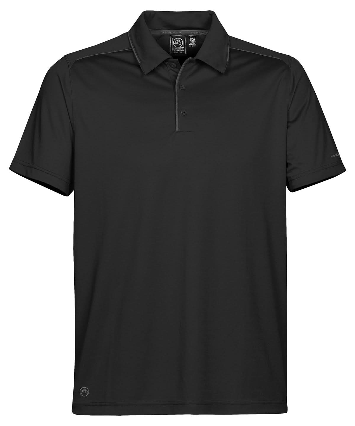Stormtech H2X Inertia performance polo ST153 - Black Graphite - Customisable Polos