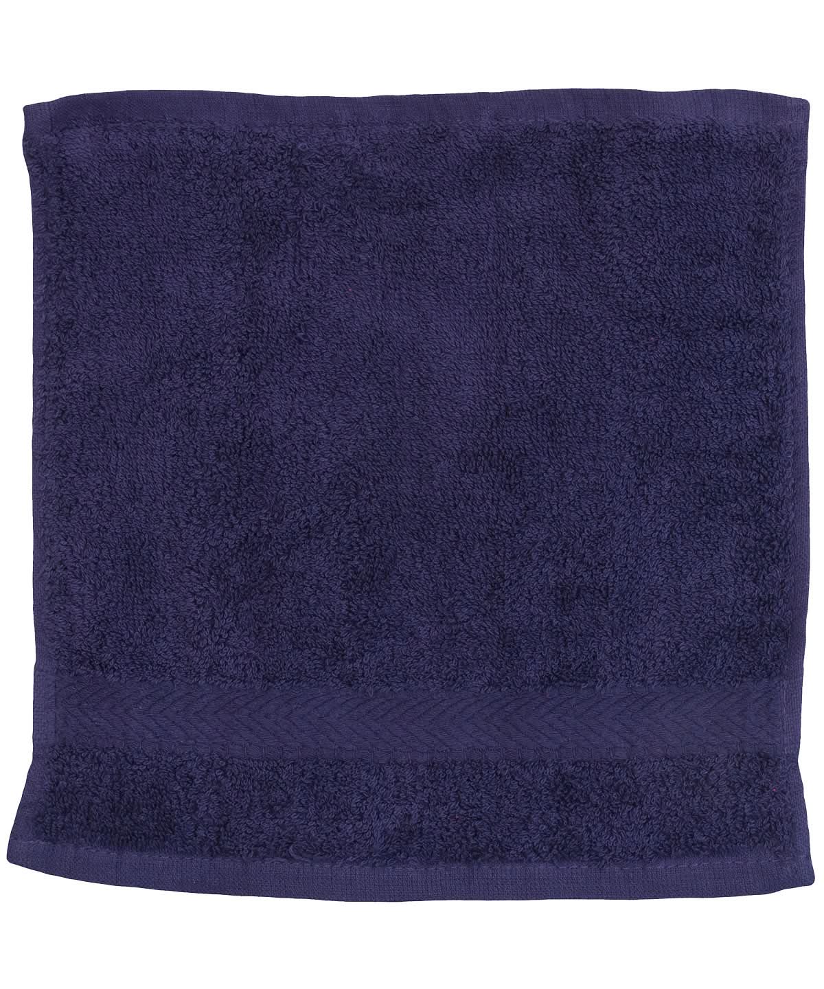 Towel City Luxury range face cloth TC001 - Navy One size - Customisable Towels