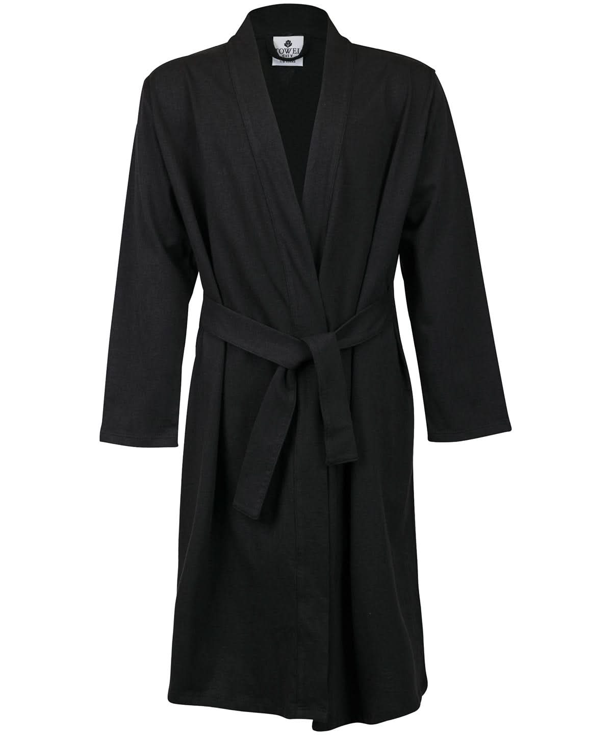 Towel City Kids robe TC051 - Black - Customisable Robes
