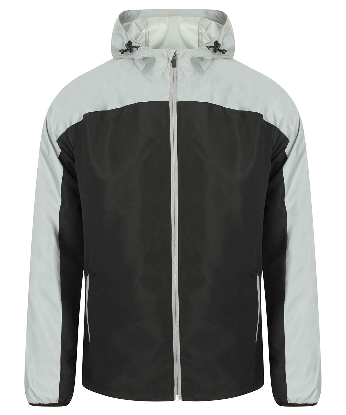 Tombo Hi Viz Jacket TL560 - Black Reflective - Customisable Jackets