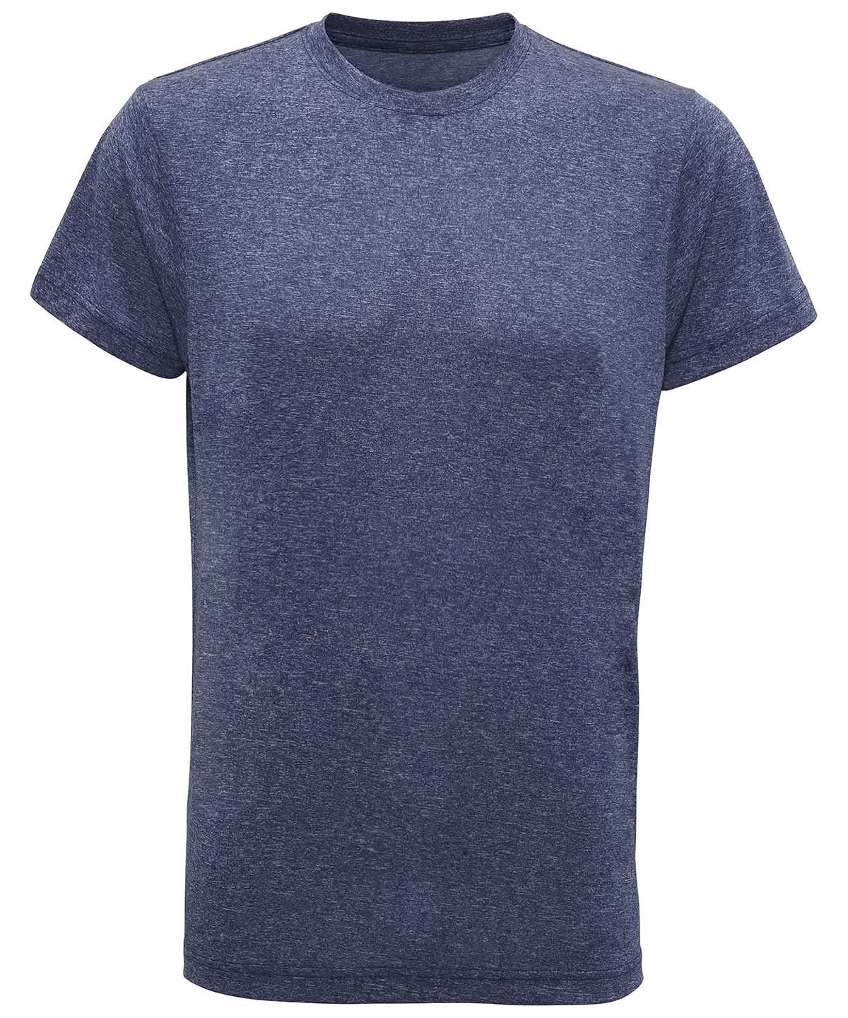 TriDri Performance T Shirt Blue Melange TR010 - Blue Melange - Customisable T-Shirts