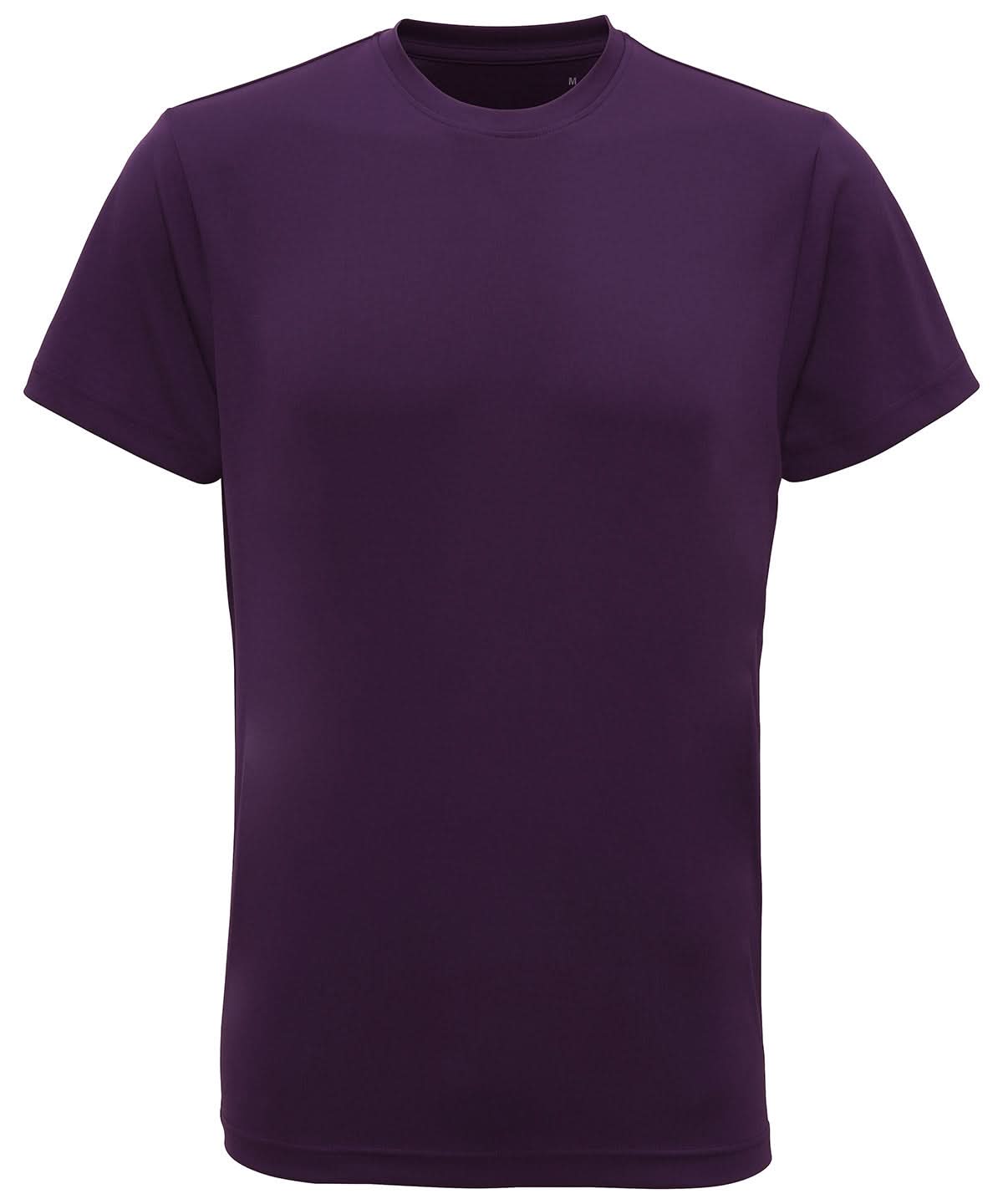 TriDri Performance T Shirt Bright Purple TR010 - Bright Purple - Customisable T-Shirts