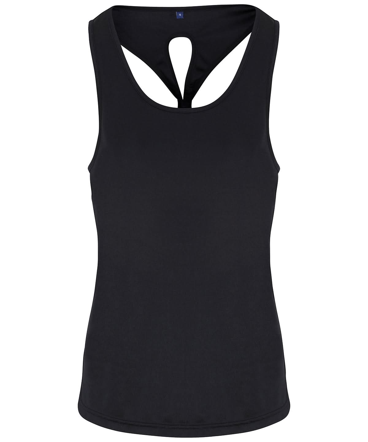 TriDri Tridri WomenS Yoga Knot Vest TR042 - Black - Customisable Vest
