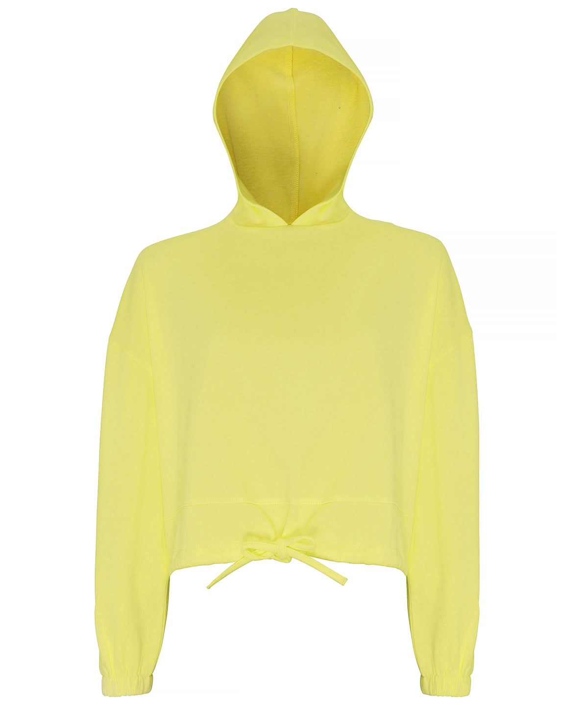 TriDri Tridri WomenS Cropped Oversize Hoodie TR085 - Lemon - Customisable Hoodies