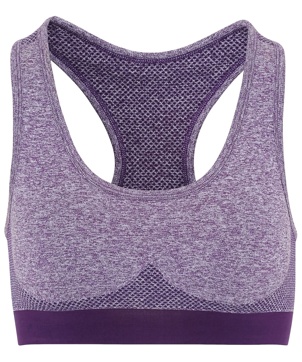 TriDri Tridri Seamless 3D Fit Multi Sport Sculpt Bra TR210 - Purple - Customisable Bras
