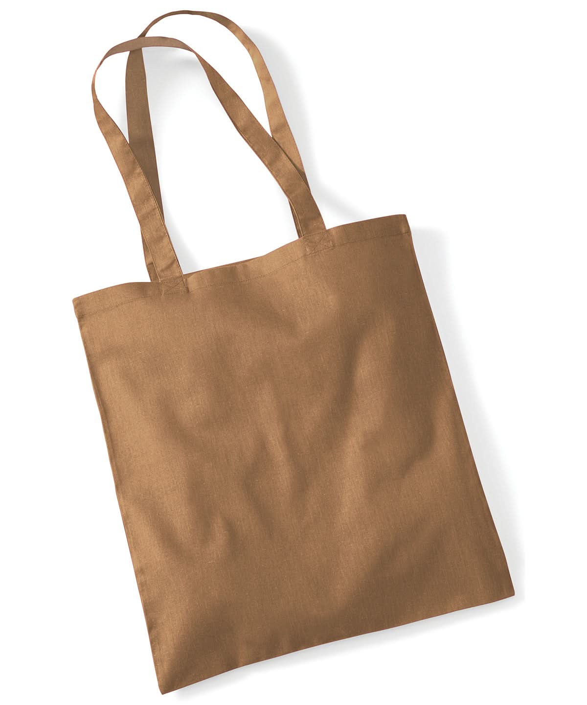 Westford Mill Bag For Life Long Handles WM101 - Caramel One size - Customisable Bags