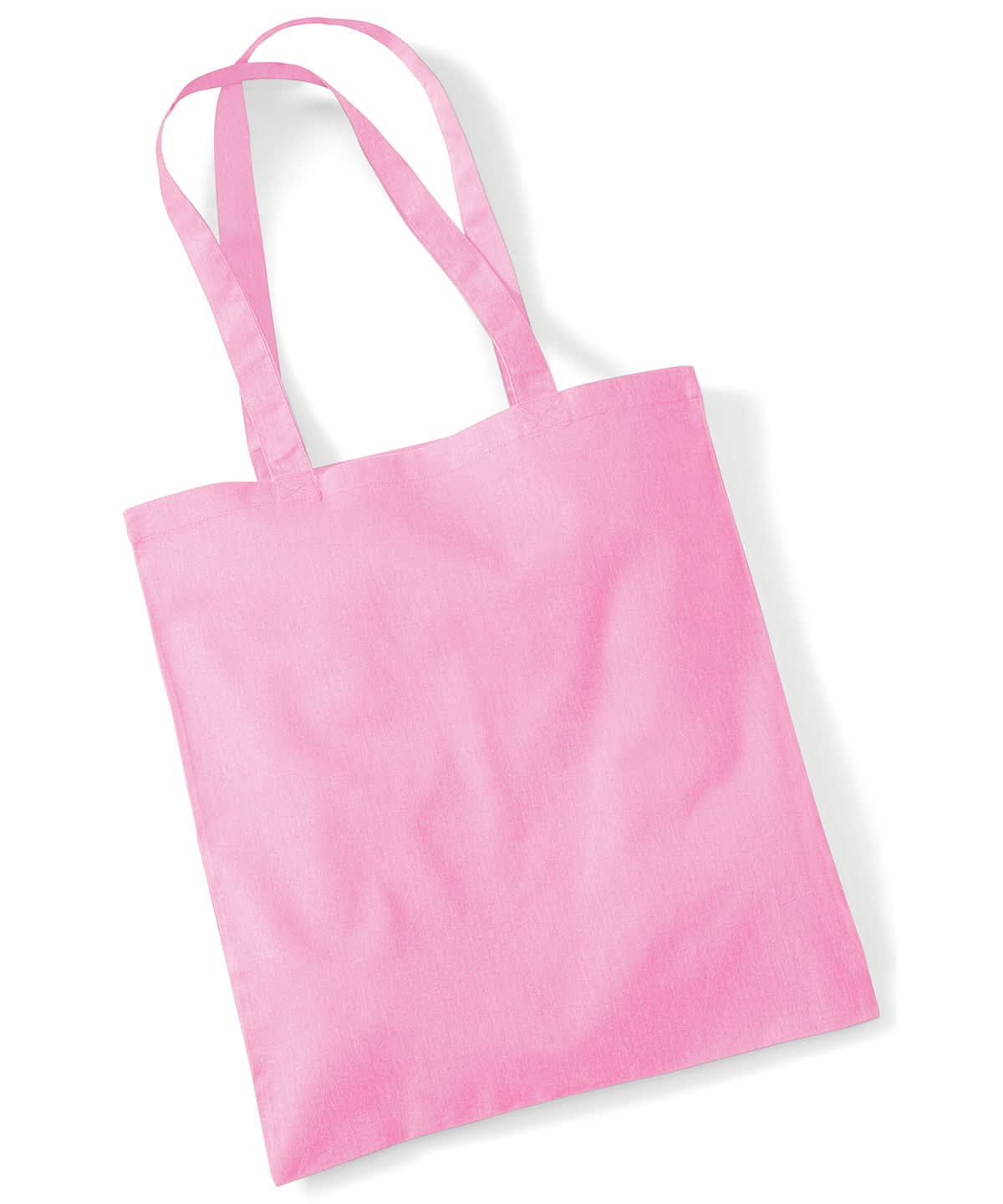 Westford Mill Bag For Life Long Handles WM101 - Classic Pink One size - Customisable Bags