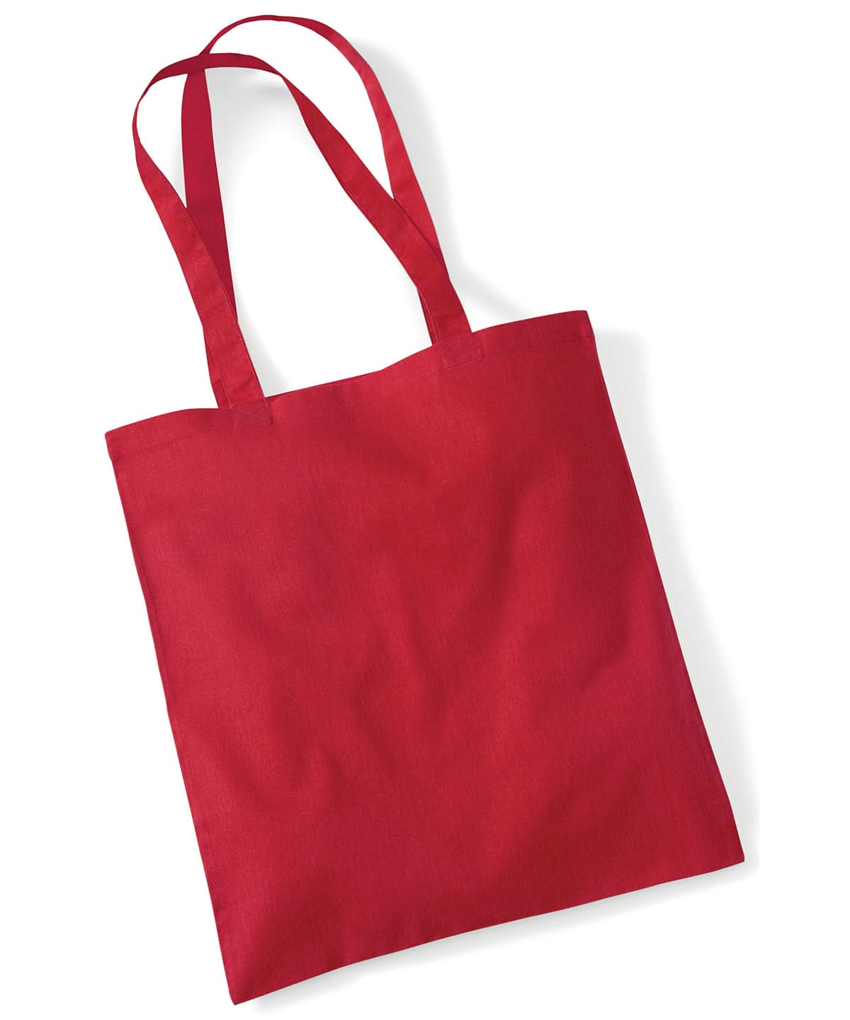 Westford Mill Bag For Life Long Handles WM101 - Classic Red One size - Customisable Bags