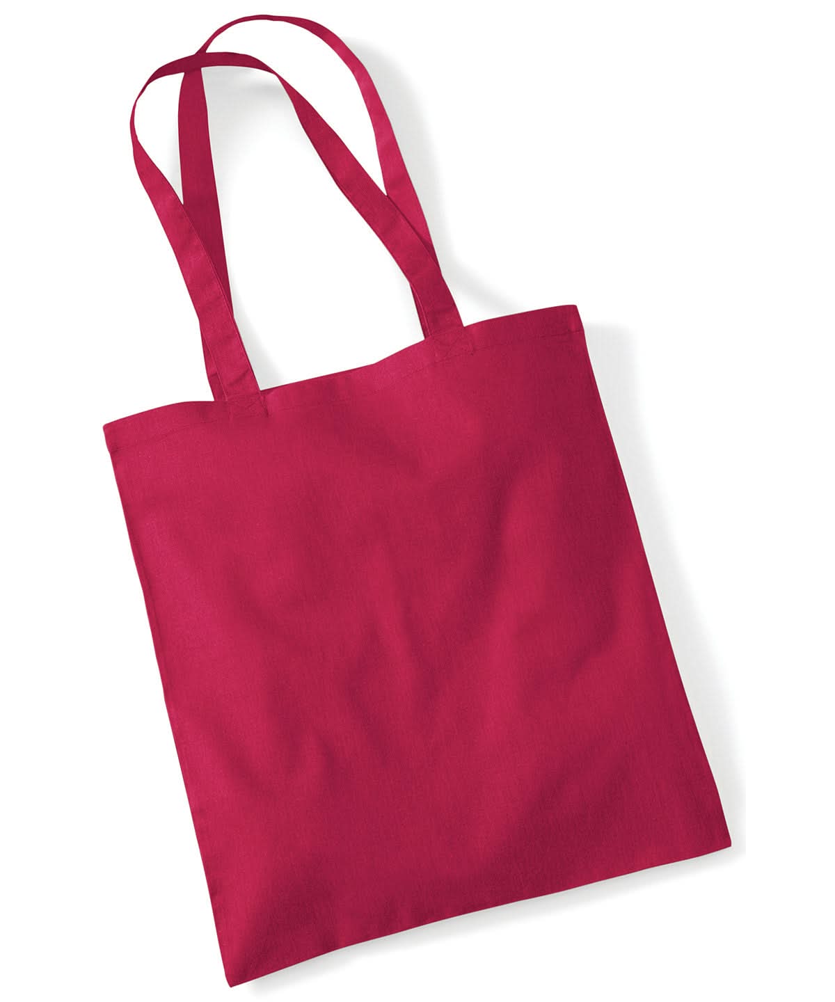 Westford Mill Bag For Life Long Handles WM101 - Cranberry One size - Customisable Bags