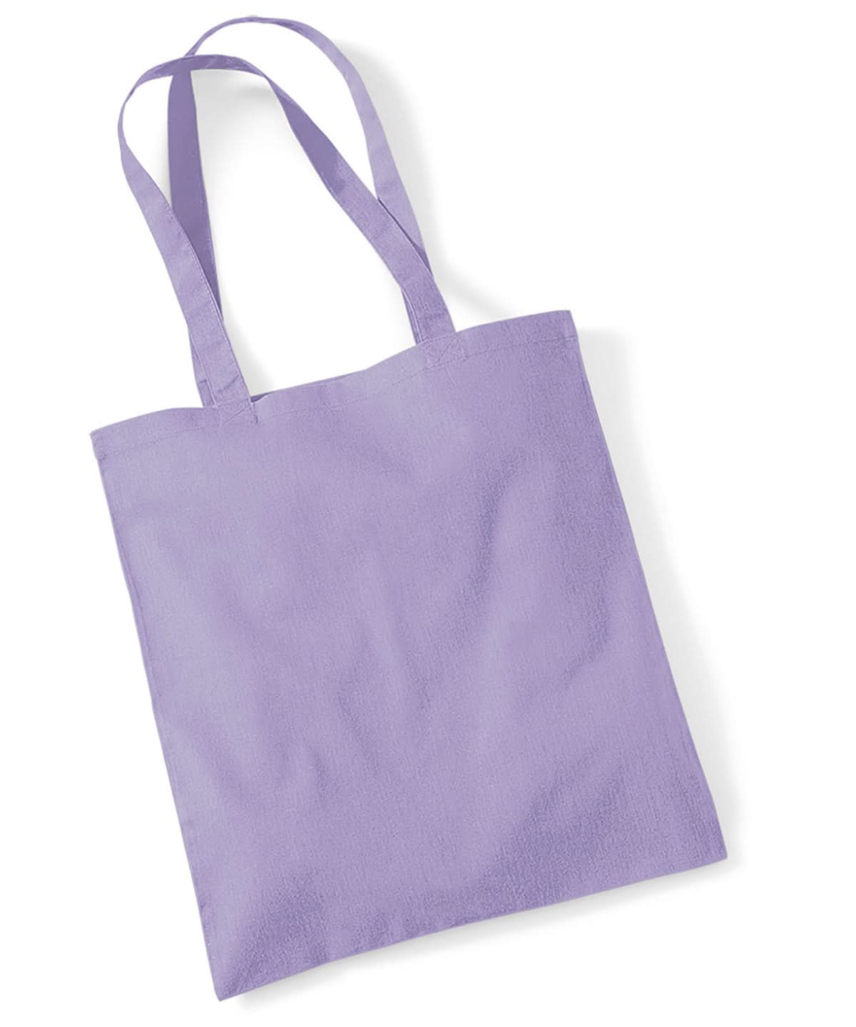 Westford Mill Bag For Life Long Handles WM101 - Lavender One size - Customisable Bags