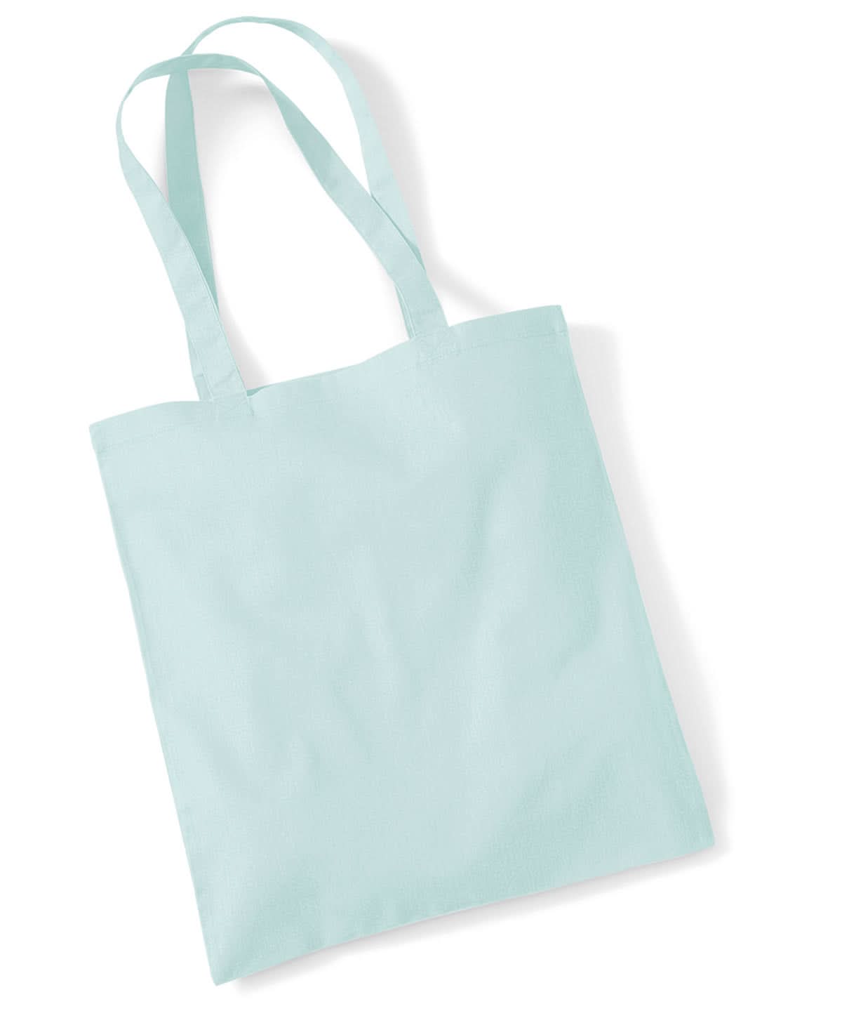 Westford Mill Bag For Life Long Handles WM101 - Pastel MInt One size - Customisable Bags