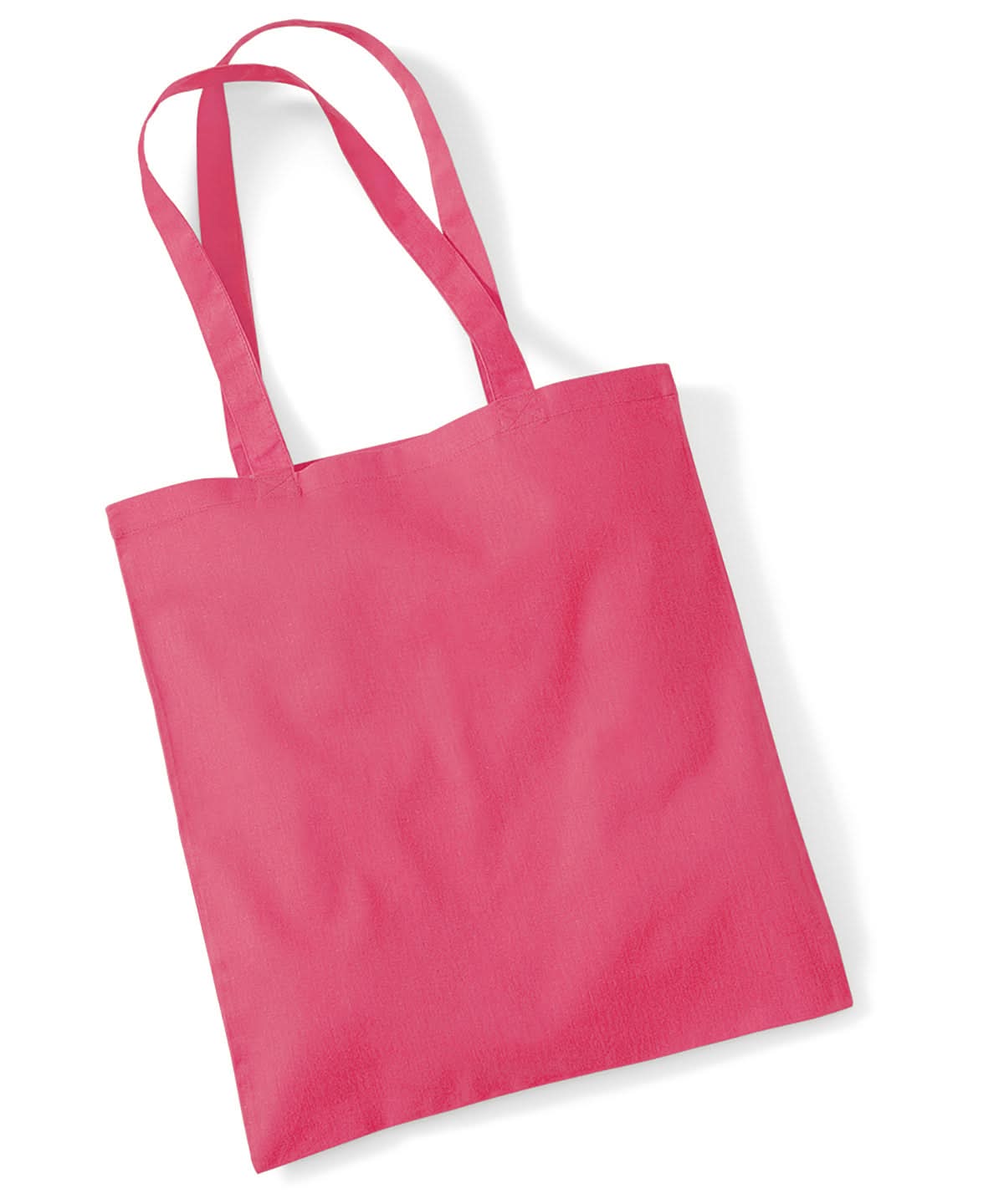Westford Mill Bag For Life Long Handles WM101 - Raspberry Pink One size - Customisable Bags