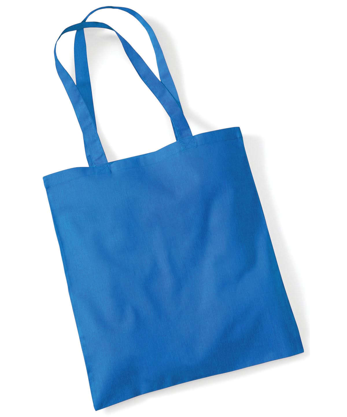 Westford Mill Bag For Life Long Handles WM101 - Sapphire Blue One size - Customisable Bags