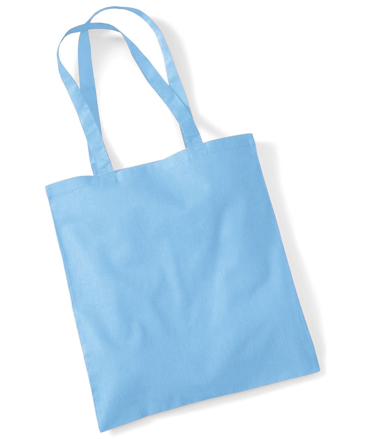 Westford Mill Bag For Life Long Handles WM101 - Sky Blue One size - Customisable Bags