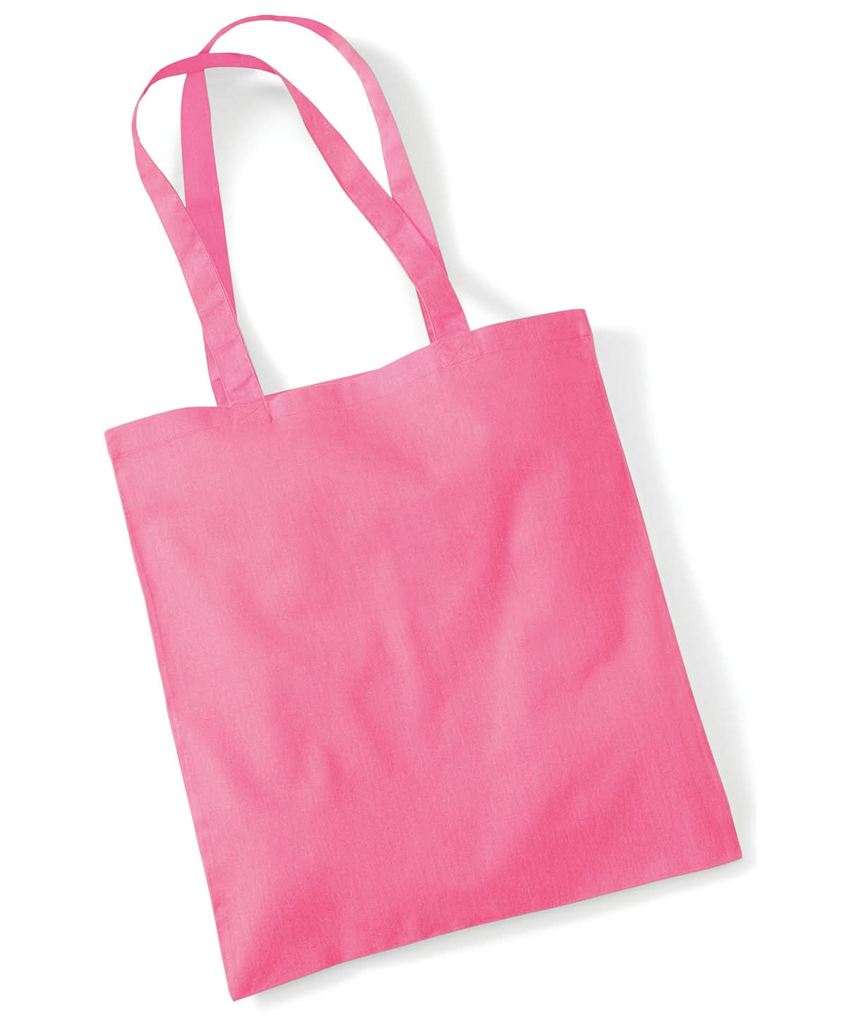 Westford Mill Bag For Life Long Handles WM101 - True Pink One size - Customisable Bags