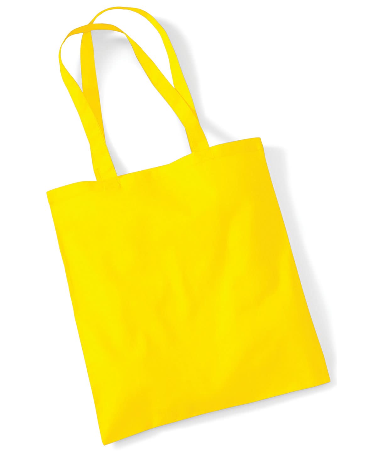 Westford Mill Bag For Life Long Handles WM101 - Yellow One size - Customisable Bags