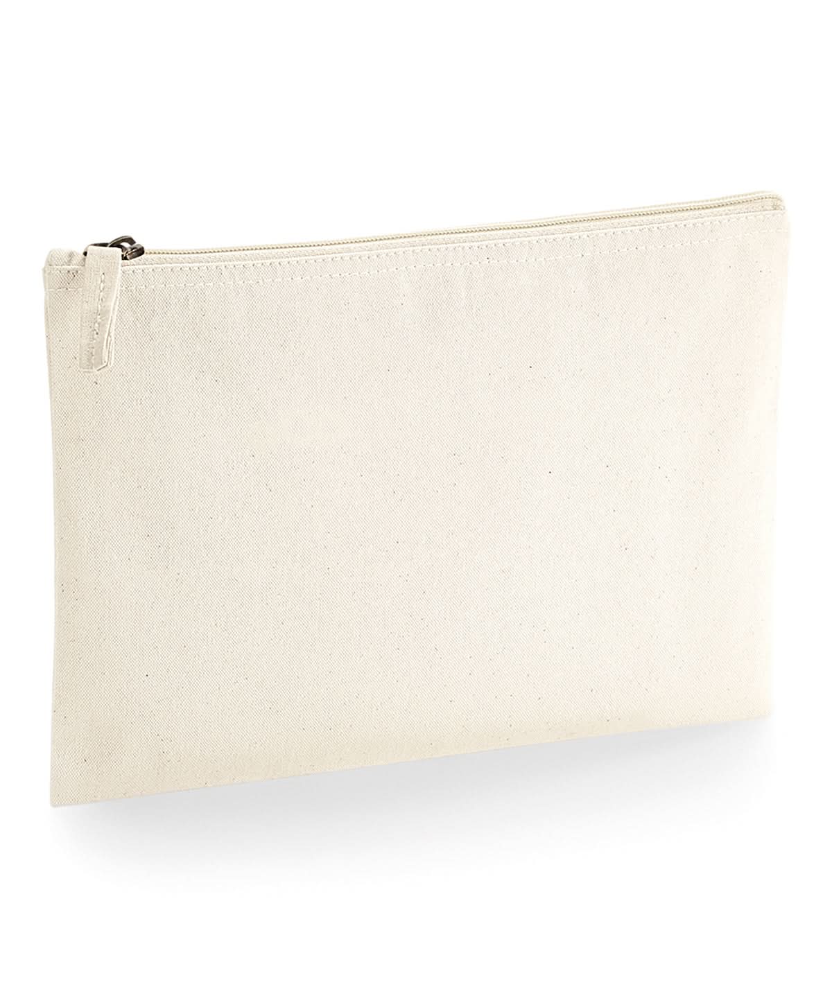 Westford Mill Earthaware Organic Accessory Pouch WM830 - Natural - Customisable Bags