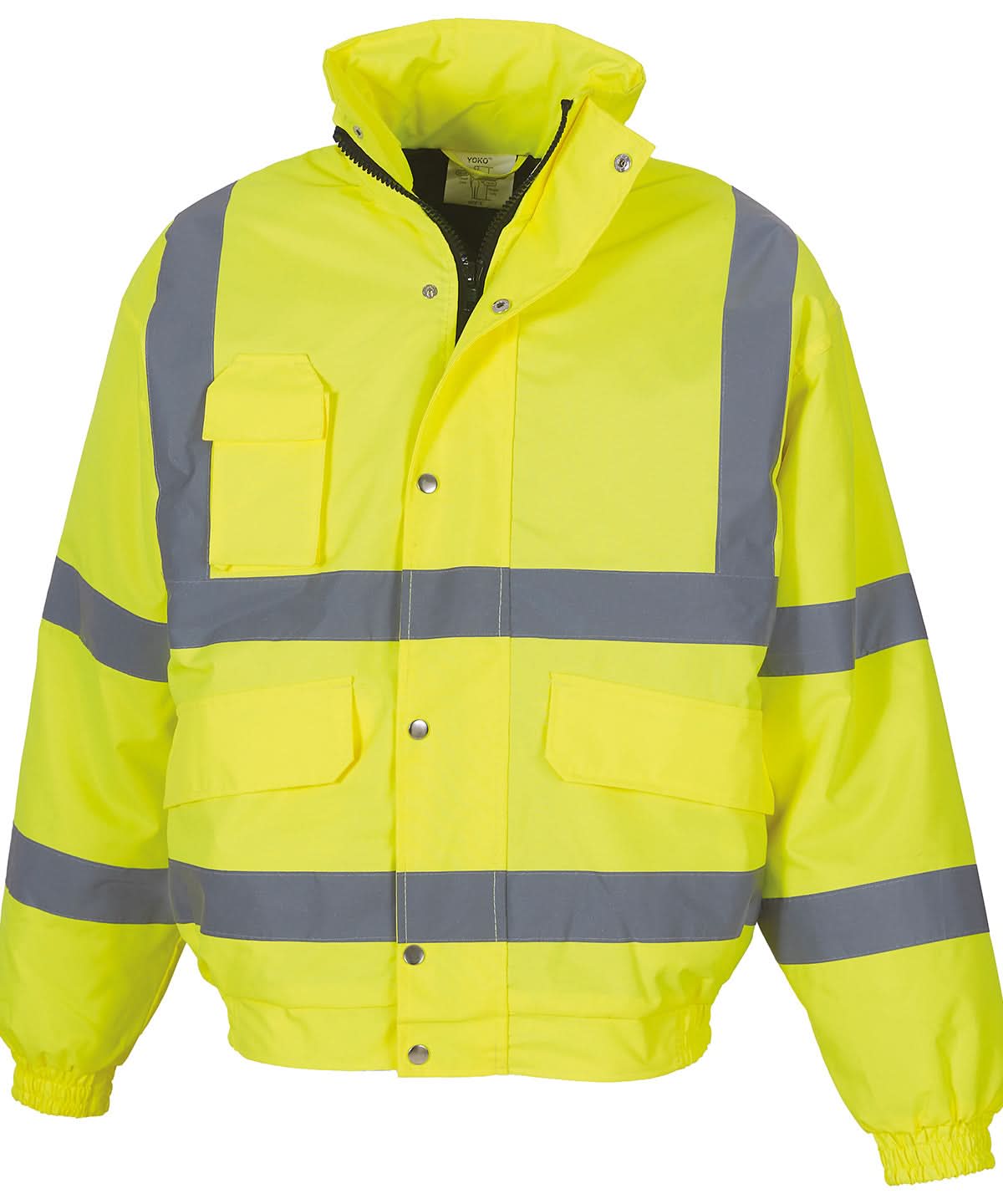 Yoko HV Classic Bomber Jacket Hvp211 YK043 - Yellow - Customisable Jackets