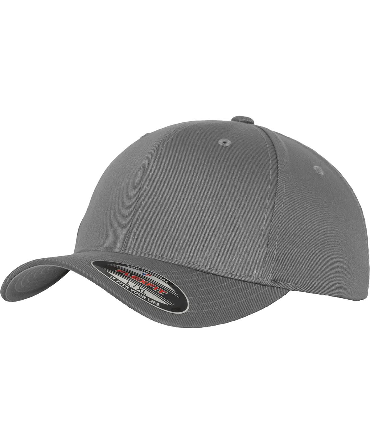 Flexfit By Yupoong Flexfit Fitted Baseball Cap 6277 YP004 - Grey - Customisable Caps