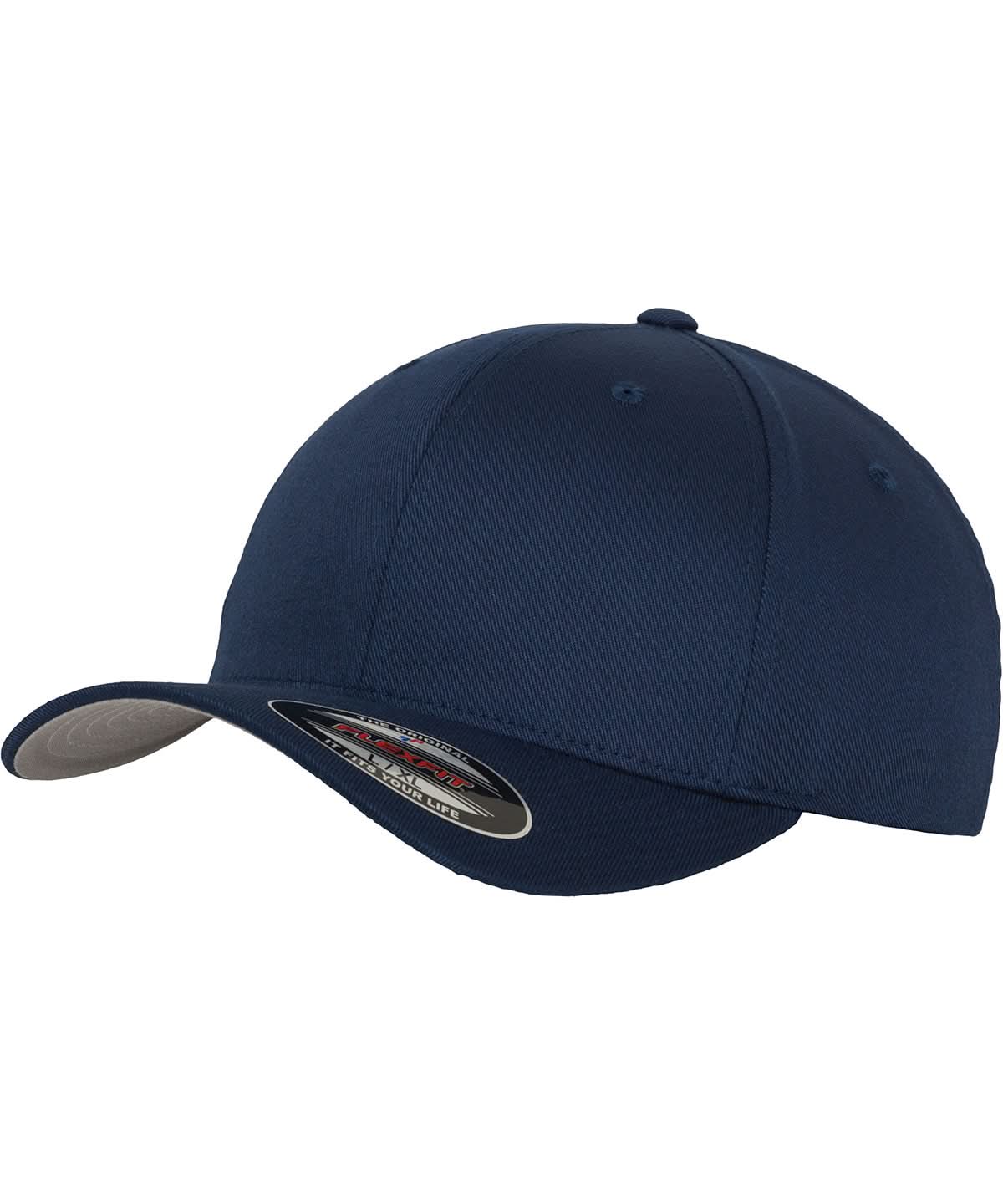 Flexfit By Yupoong Flexfit Fitted Baseball Cap 6277 YP004 - Navy - Customisable Caps
