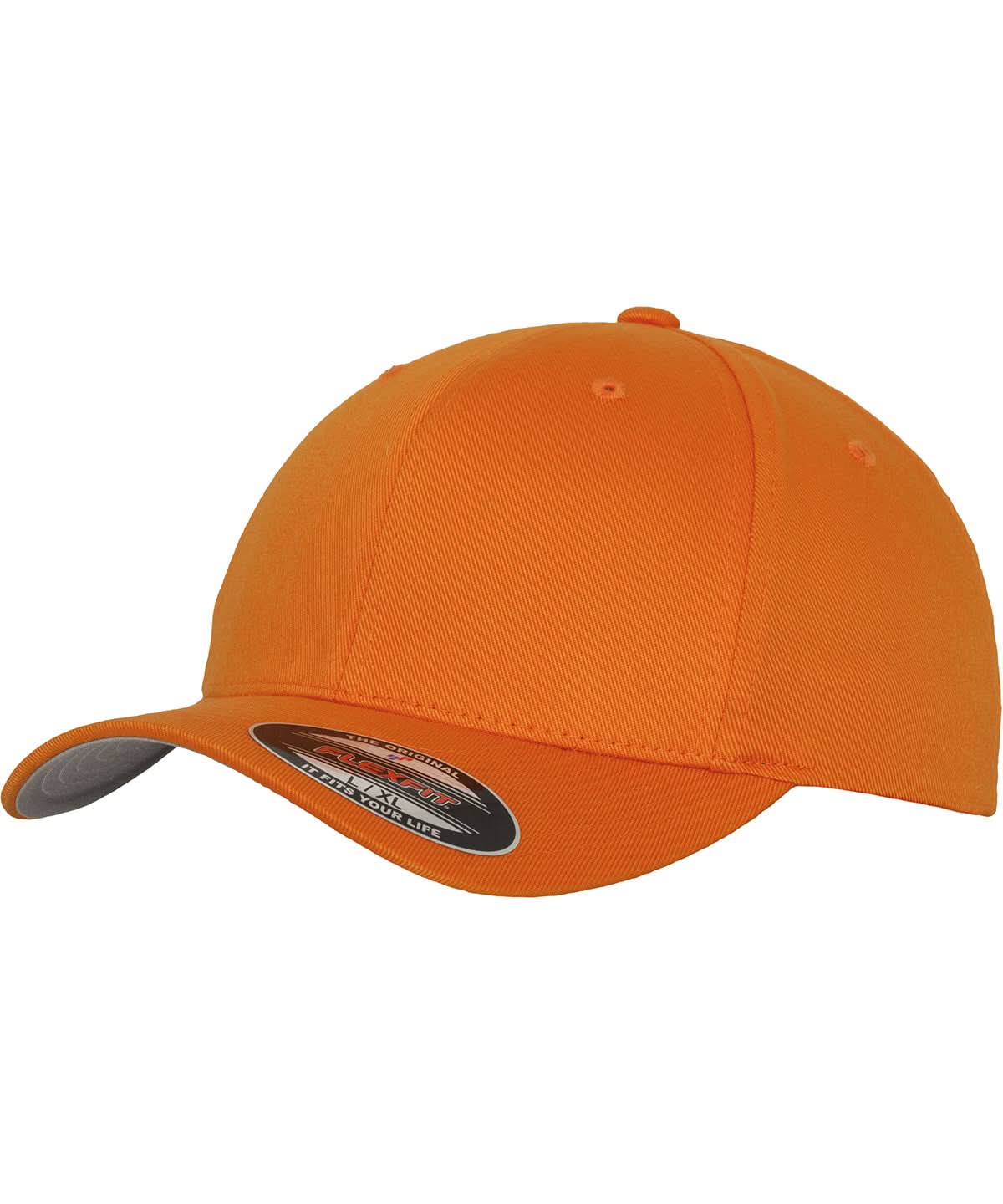Flexfit By Yupoong Flexfit Fitted Baseball Cap 6277 YP004 - Orange - Customisable Caps