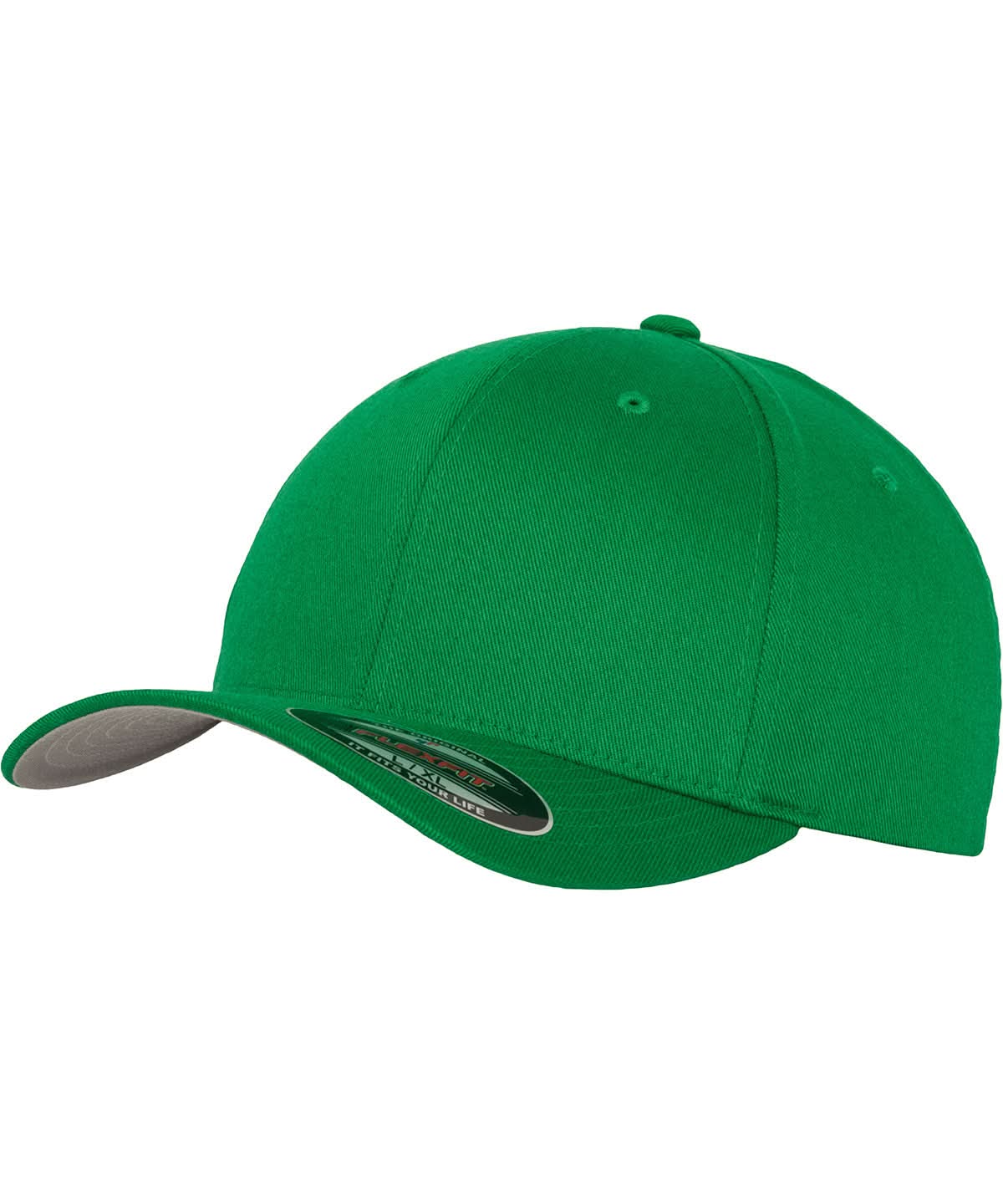 Flexfit By Yupoong Flexfit Fitted Baseball Cap 6277 YP004 - Pepper Green - Customisable Caps