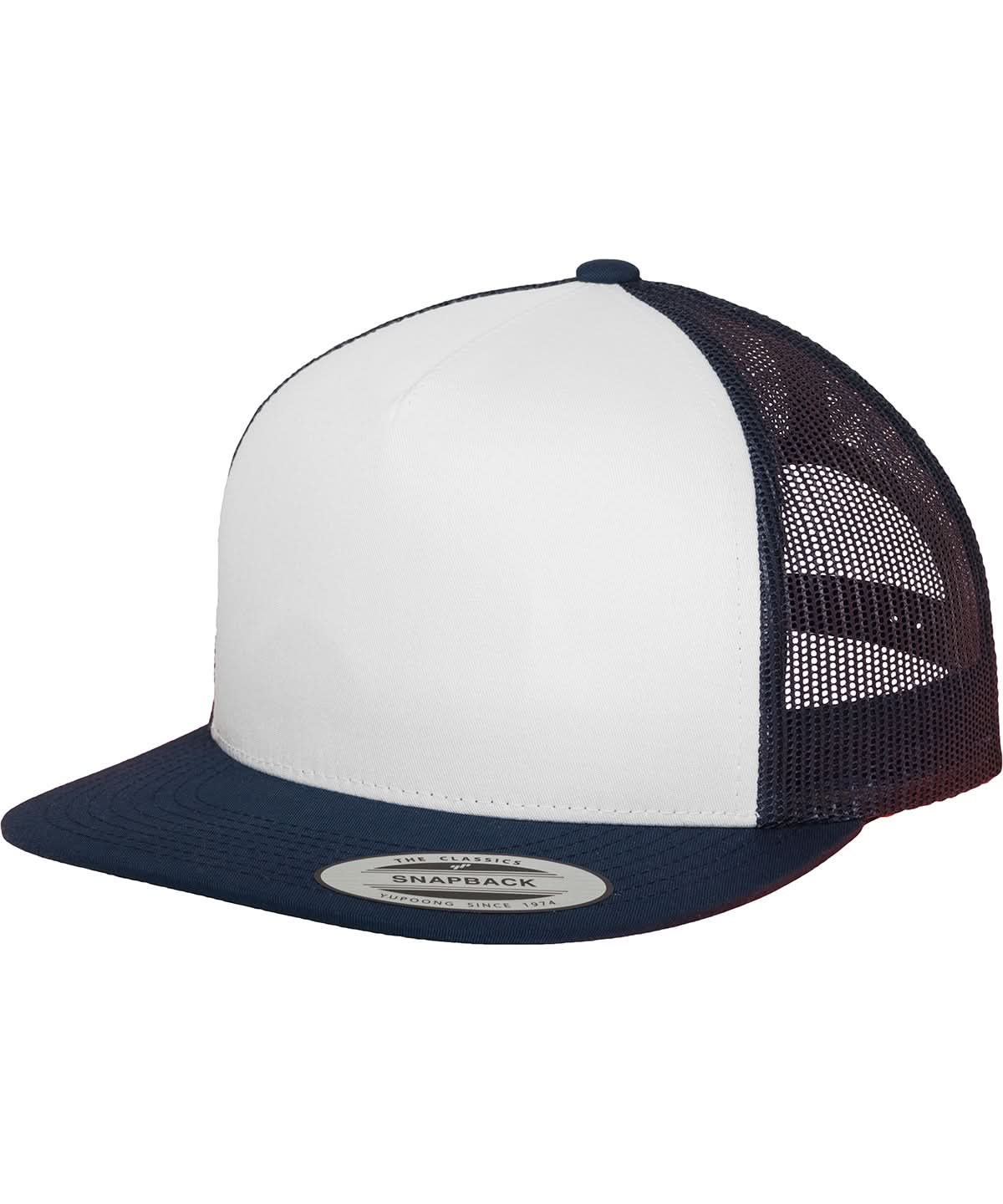 Flexfit By Yupoong Classic Trucker 6006W YP011 - Navy White Navy One size - Customisable Caps