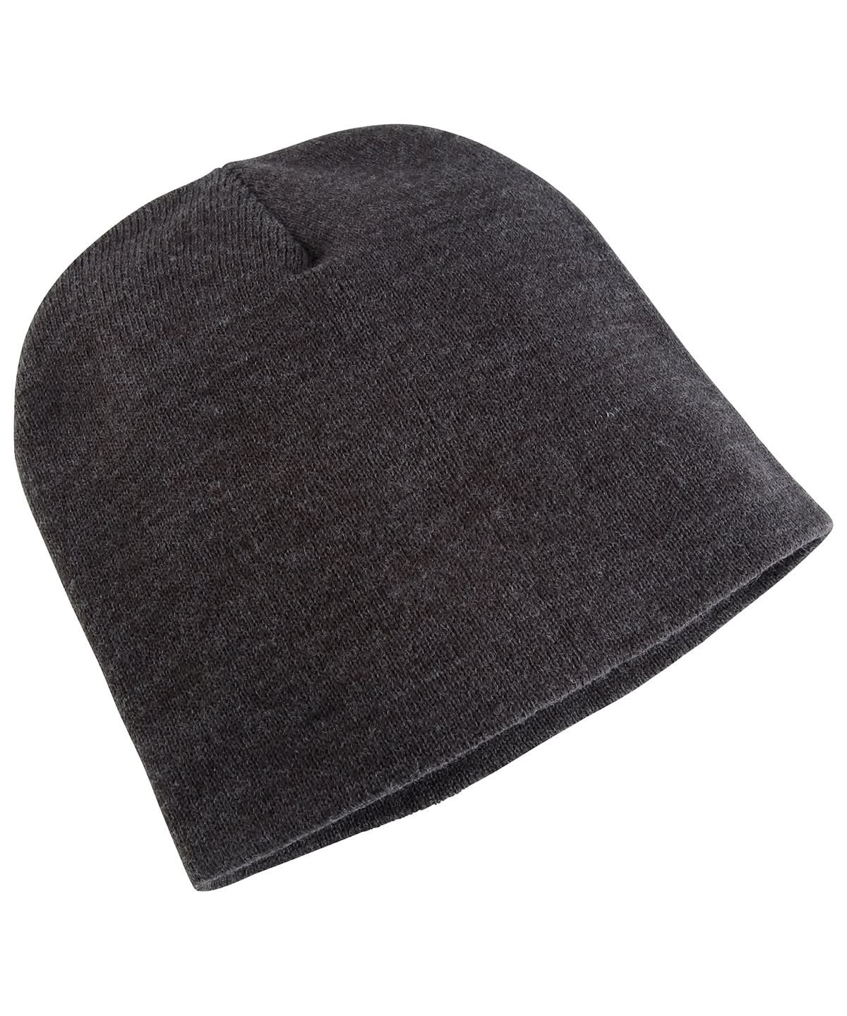 Flexfit By Yupoong Heavyweight Beanie 1500Kc YP013 - Charcoal One size - Customisable Beanies