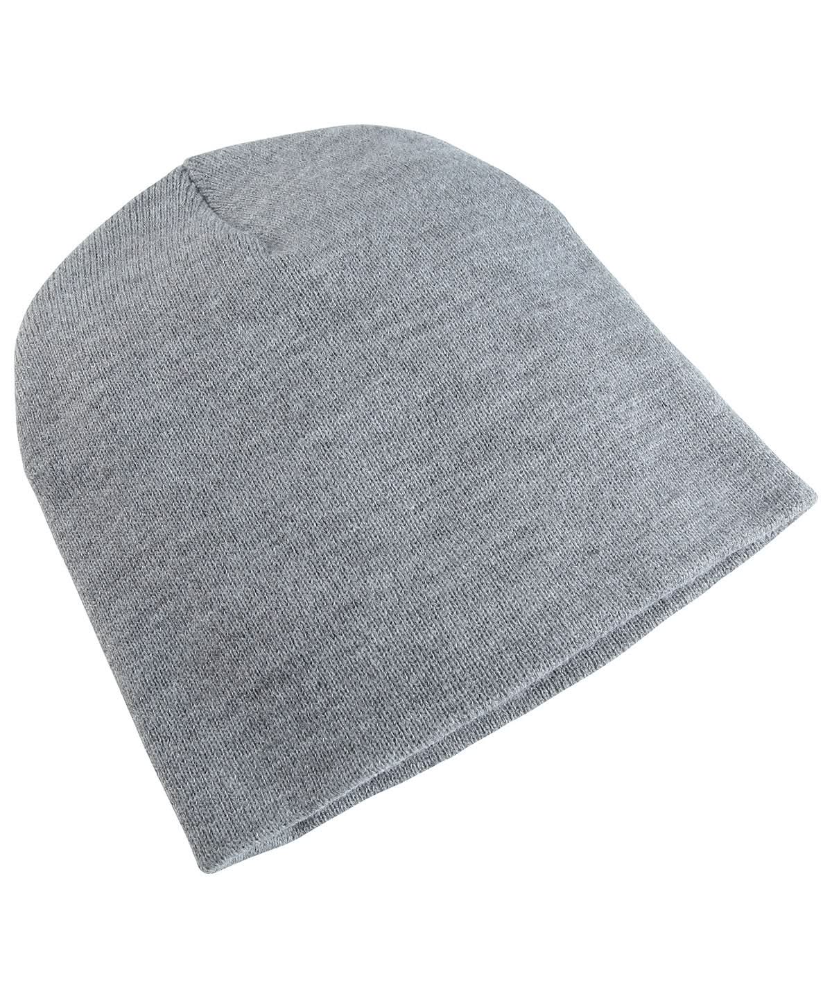 Flexfit By Yupoong Heavyweight Beanie 1500Kc YP013 - Heather Grey One size - Customisable Beanies