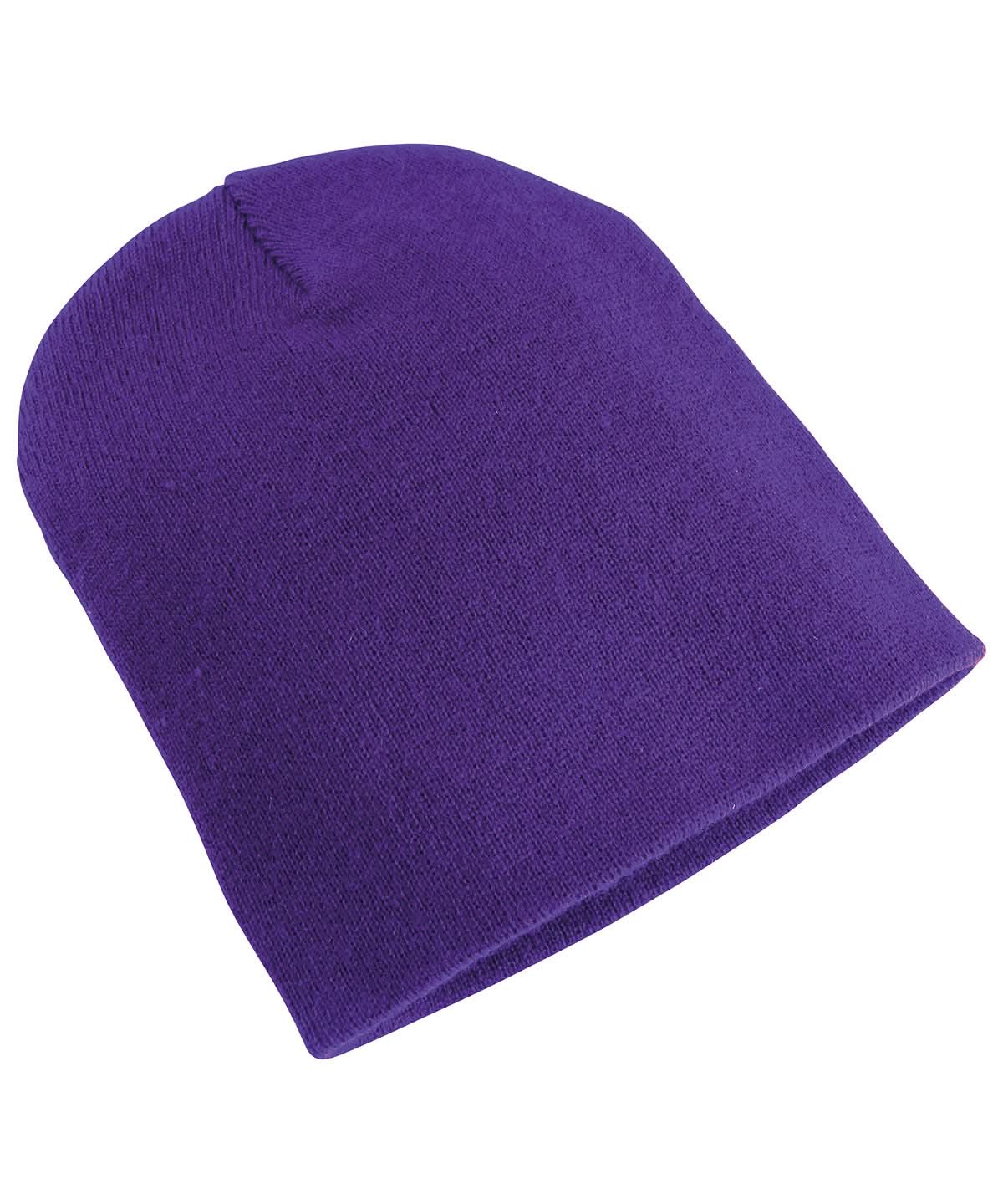 Flexfit By Yupoong Heavyweight Beanie 1500Kc YP013 - Purple One size - Customisable Beanies