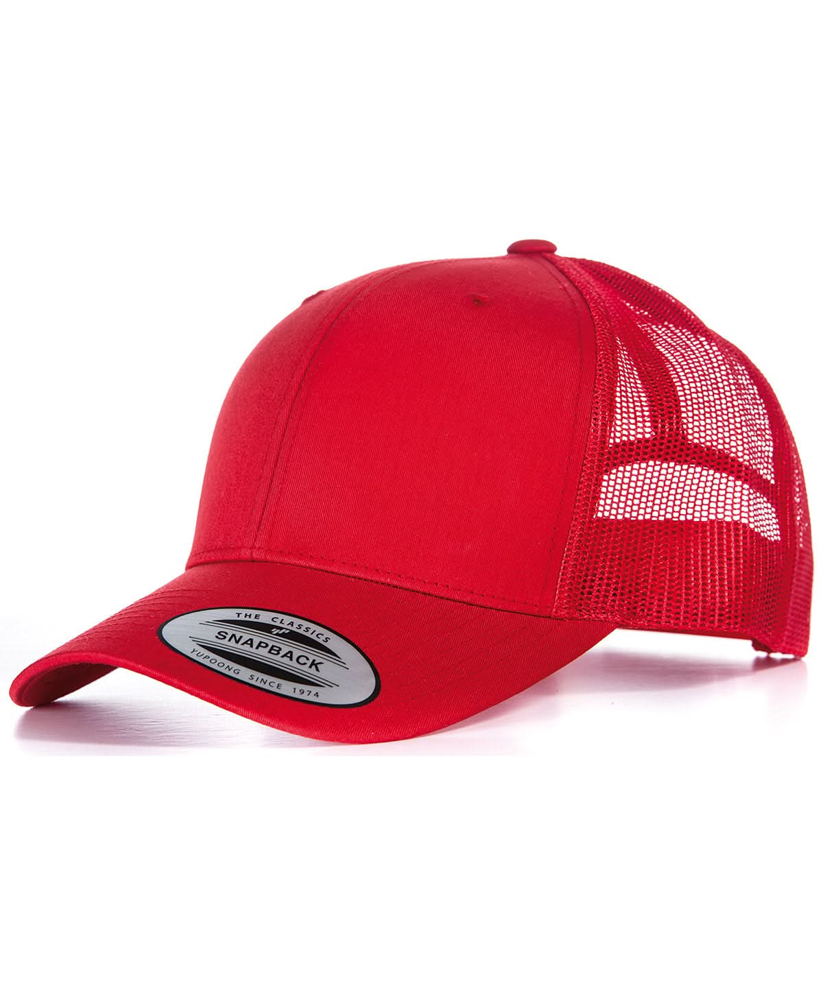Flexfit By Yupoong Retro Trucker Cap 6606 YP023 - Red Red One size - Customisable Caps