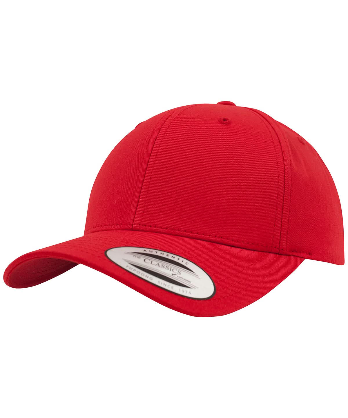 Flexfit By Yupoong Curved Classic Snapback 77067706 YP035 - Red One size - Customisable Caps