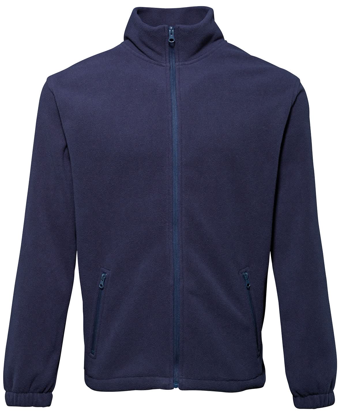 2786 Full zip fleece TS014 - Navy - Customisable Fleece