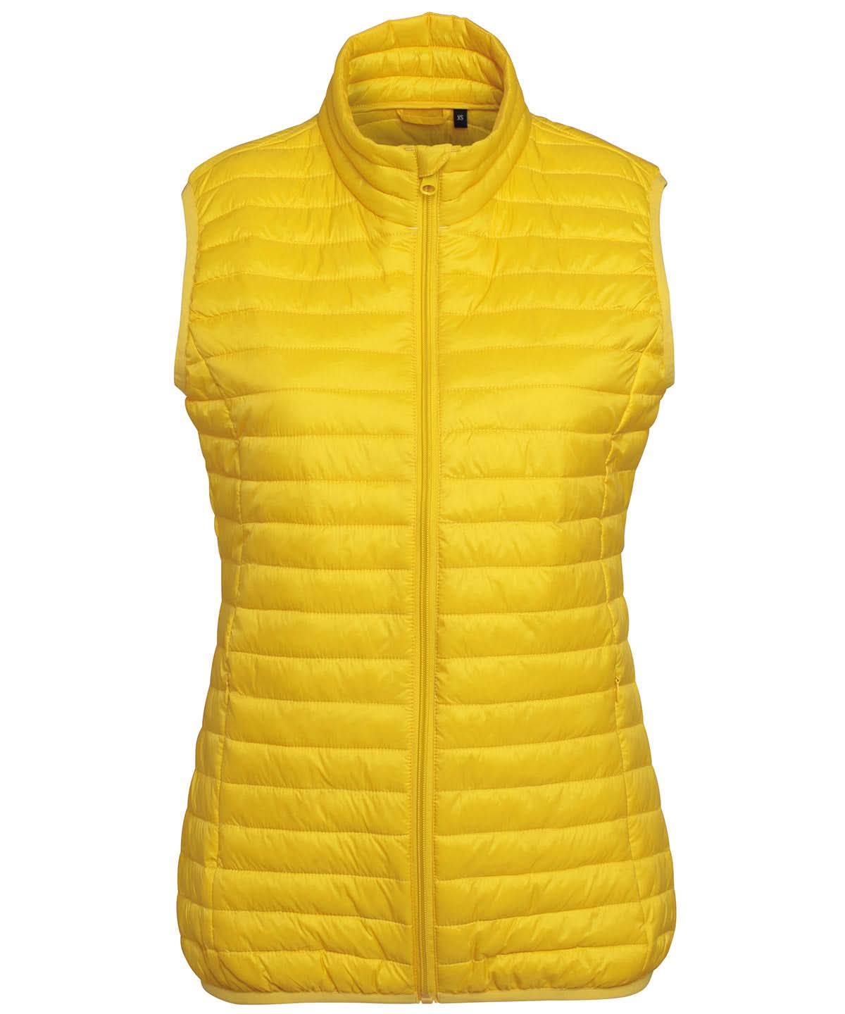 2786 Womens tribe fineline padded gilet TS19F - Bright Yellow - Customisable Bodywarmer