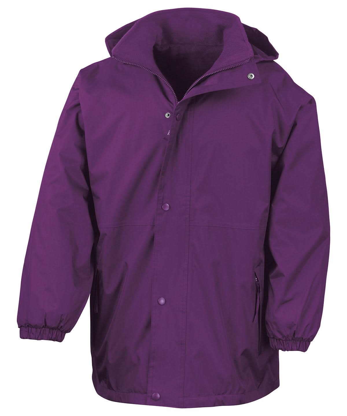 Result Junioryouth reversible StormDri 4000 jacket R160J - Purple - Customisable Jackets