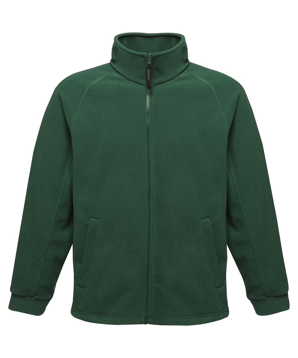 12 x Premium Quality Regatta Fleeces + Free Stitched Logo - RG122 - Bottle Green - Customisable Bundle