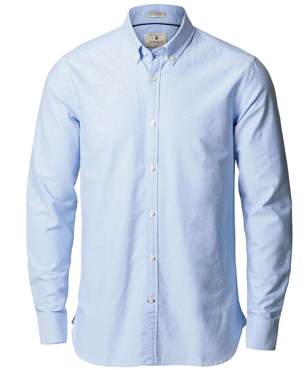 Nimbus Rochester Slim Fit classic Oxford shirt NB66M - Light Blue - Customisable Shirts