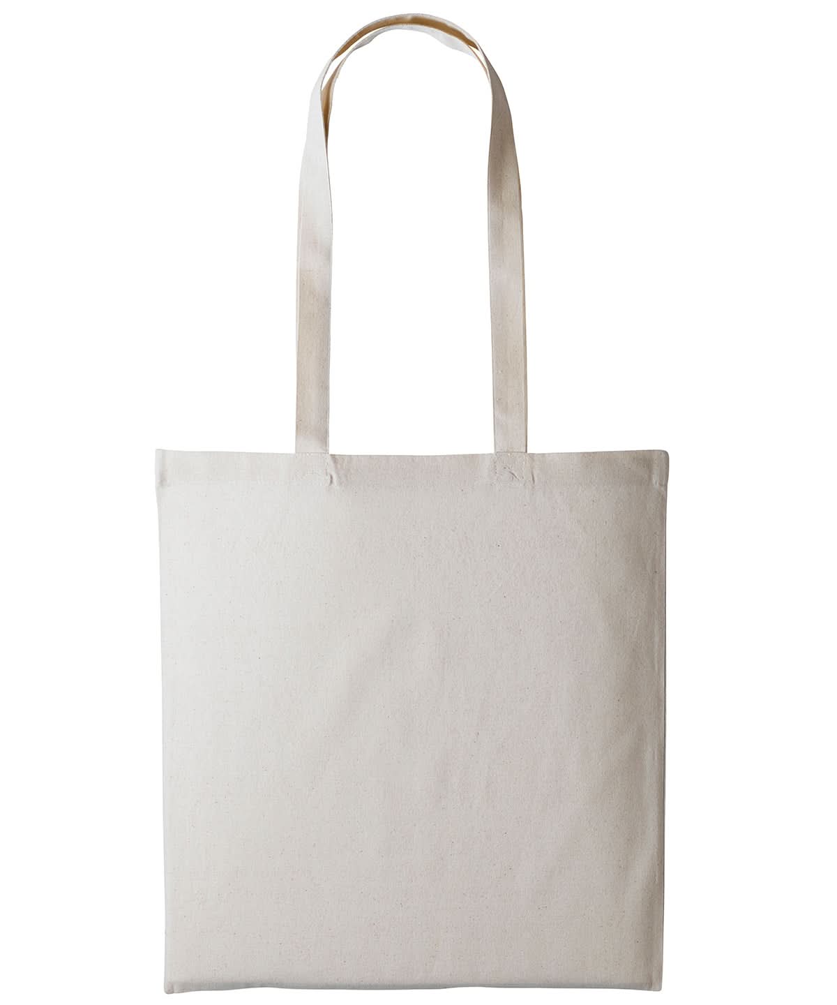 Nutshell Cotton shopper long handle RL100 - Natural One size - Customisable Bags