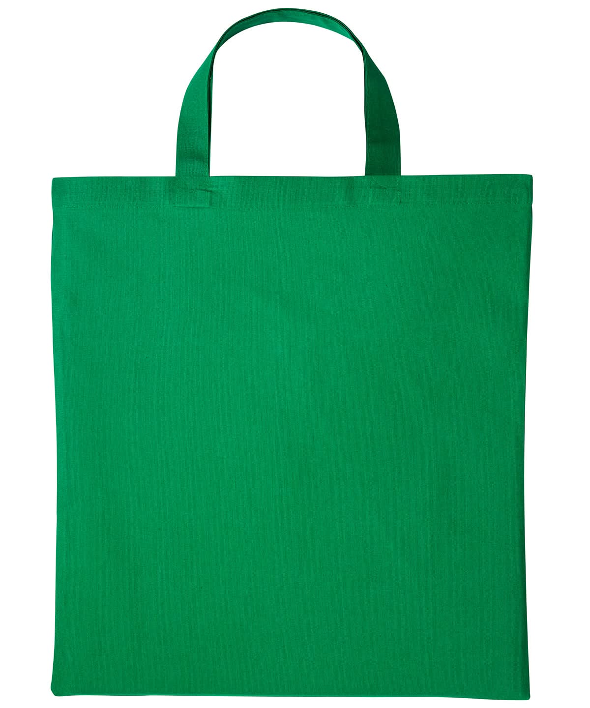 Nutshell Cotton shopper short handle RL110 - Bottle Green One size - Customisable Bags