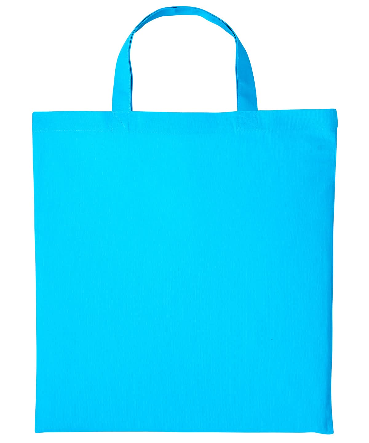 Nutshell Cotton shopper short handle RL110 - Hawaiian Blue One size - Customisable Bags
