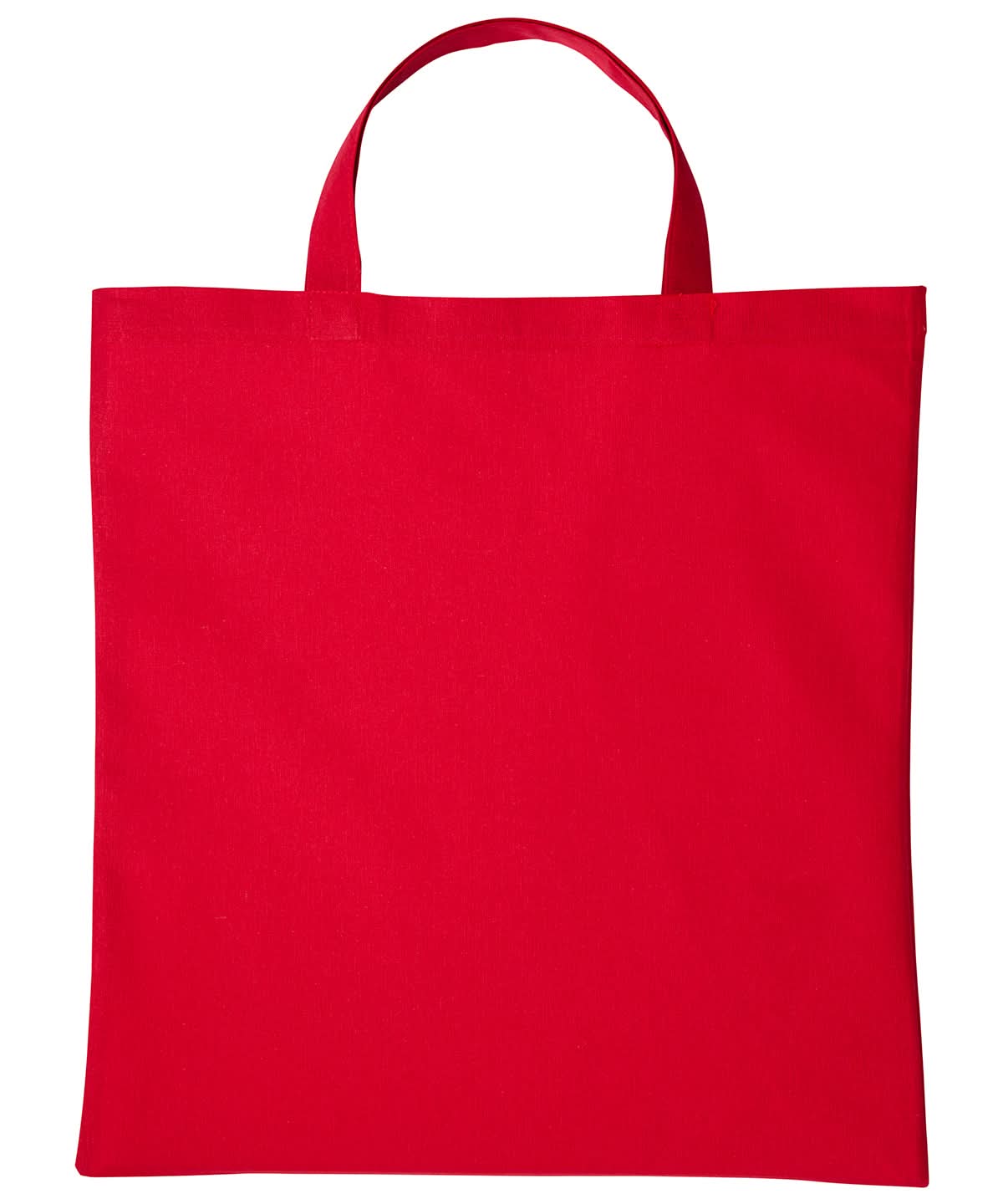 Nutshell Cotton shopper short handle RL110 - Hot Red One size - Customisable Bags
