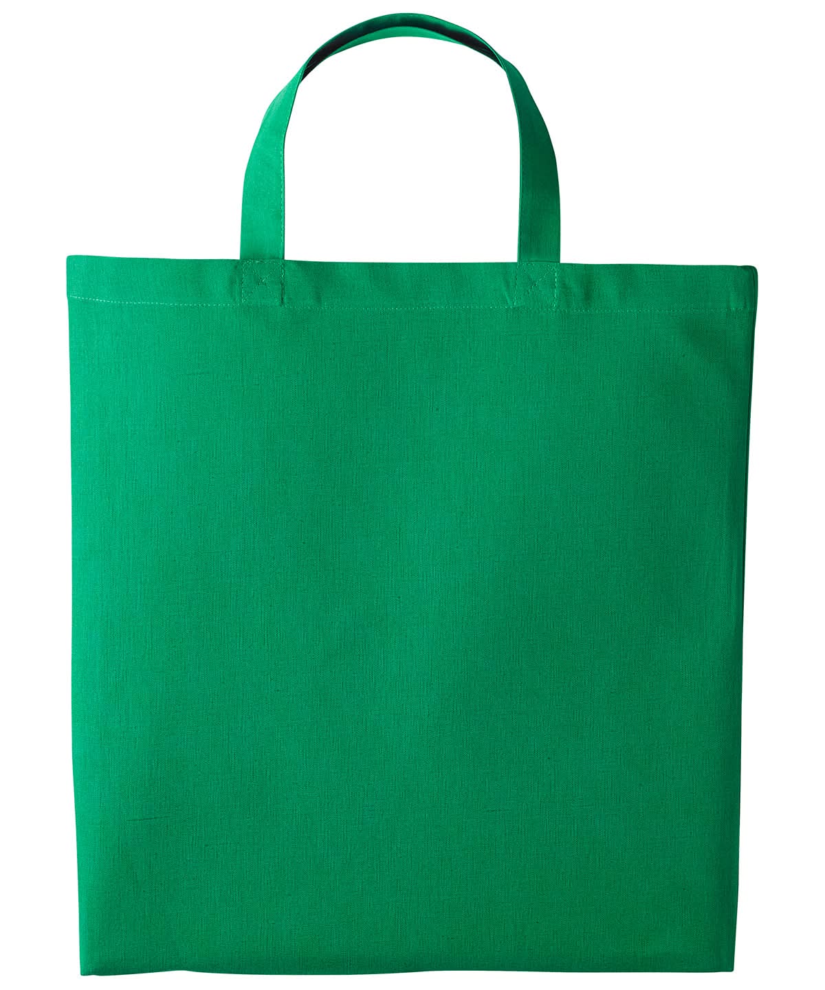 Nutshell Cotton shopper short handle RL110 - Kelly Green One size - Customisable Bags