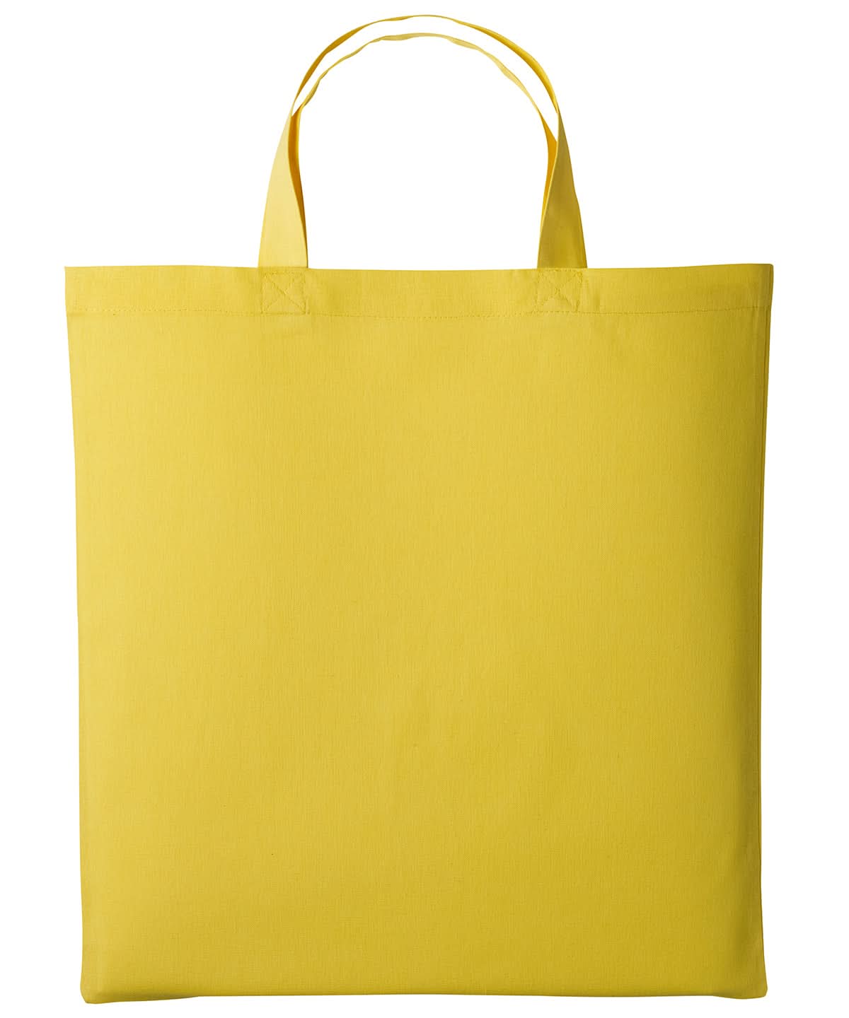 Nutshell Cotton shopper short handle RL110 - Lemon One size - Customisable Bags