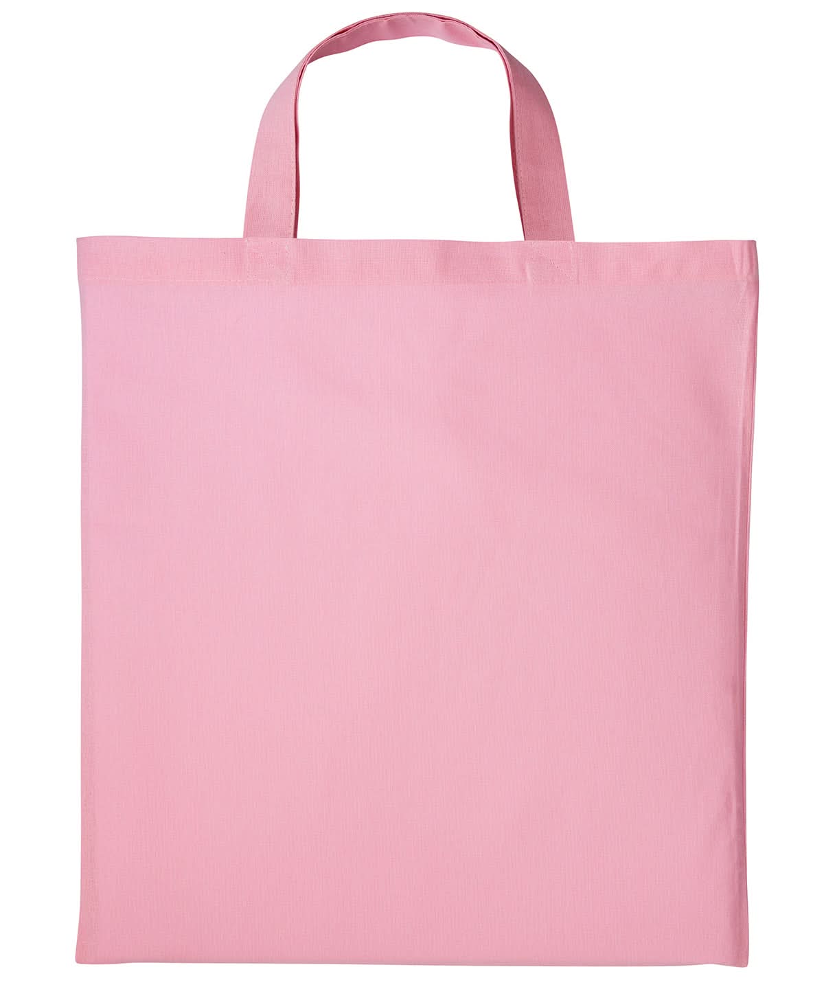 Nutshell Cotton shopper short handle RL110 - Light Pink One size - Customisable Bags